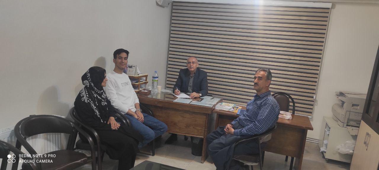 گفت وگو با سید یاسر ابراهیمی؛قبولی پزشکی علوم پزشکی کردستان