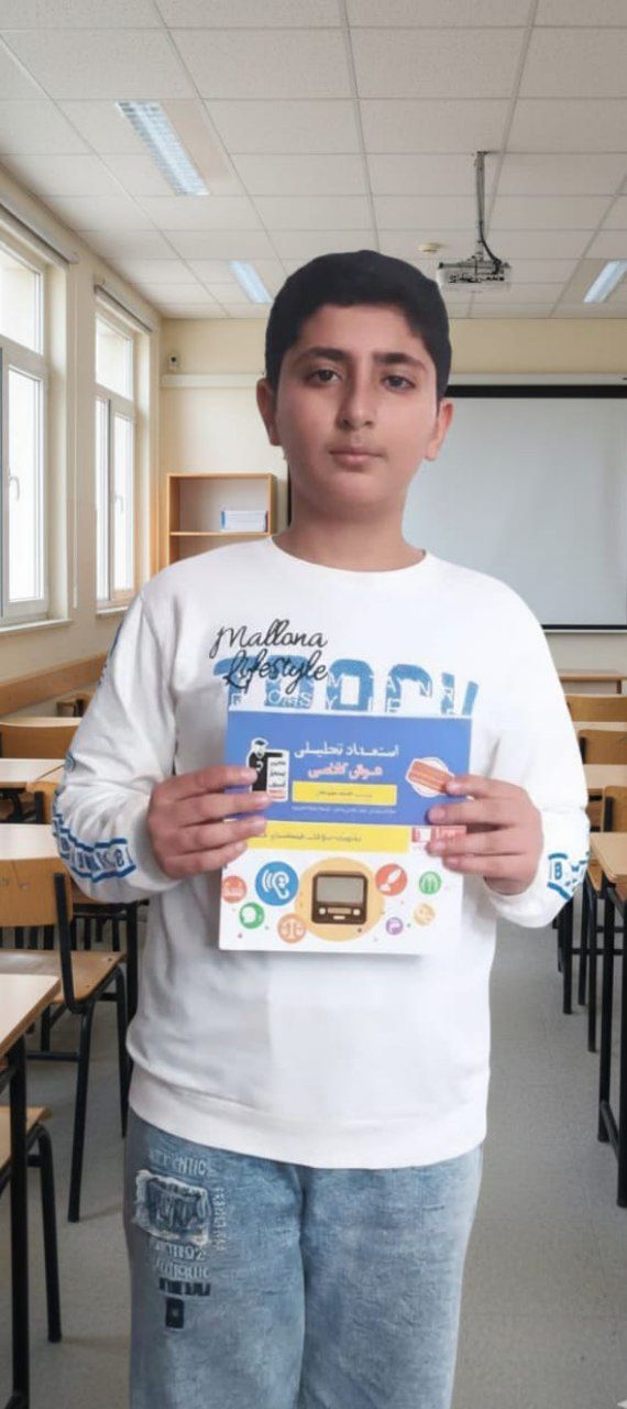 گفت وگو با صدرا غلامی؛قهرمان پیوستگی پایه ششم