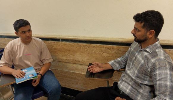 امیر محمد رینه از نمونه دولتی آمل پیوسته در شرکت در آزمون ها