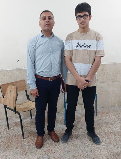 گفت و گو با امیر حسین حسن پور قهرمان پیوستگی یازدهم تجربی