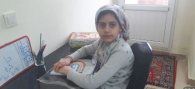 گفت و گو با فاطیما نجفی قهرمان پیوستگی چهارم دبستان