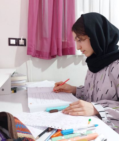 گفت و گو با یلدا قلی پور قهرمان پیوستگی دهم تجربی