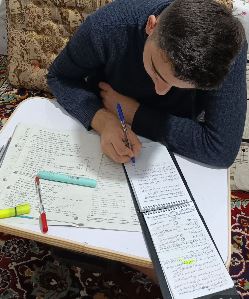 گفت و گو با زانا محمدی قهرمان پیوستگی دهم تجربی