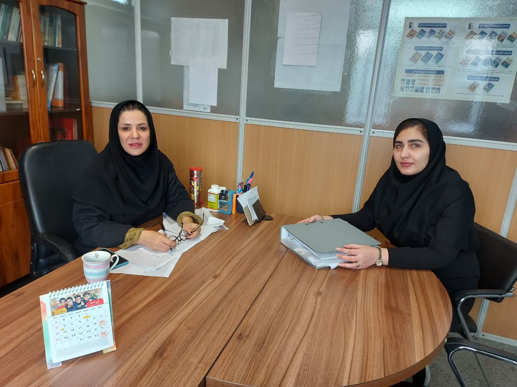 گفتگوبا زهراجعفری،پشتیبان برتربا 74 درصدپیشرفت درسی در متوسطه اول