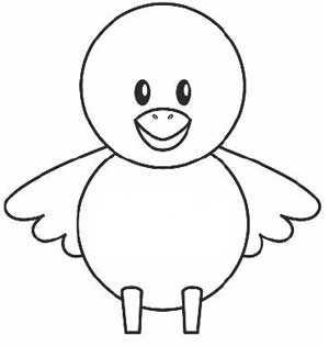 آموزش نقاشی جوجه,نقاشی جوجه,آموزش نقاشی