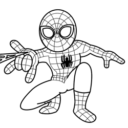 How to Draw Spiderman Final Step