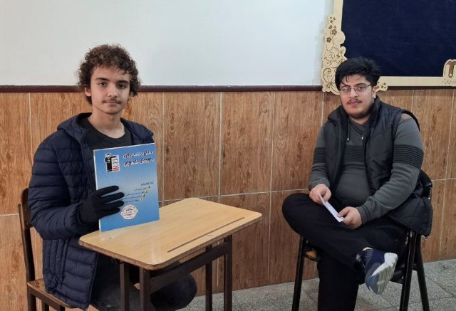 قهرمان پیشرفت، سید مهدیار محمودی دانش آموز مقطع دوازدهم تجربی