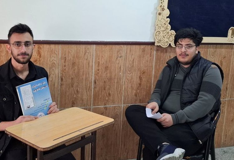 قهرمان پیشرفت، امیرمحمد لطف نژاد دانش آموز مقطع دوازدهم تجربی