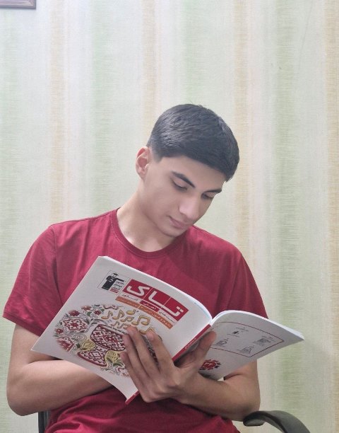 قهرمان پیشرفت، محمد جواد ولی نیا دانش آموز مقطع دوازدهم انسانی