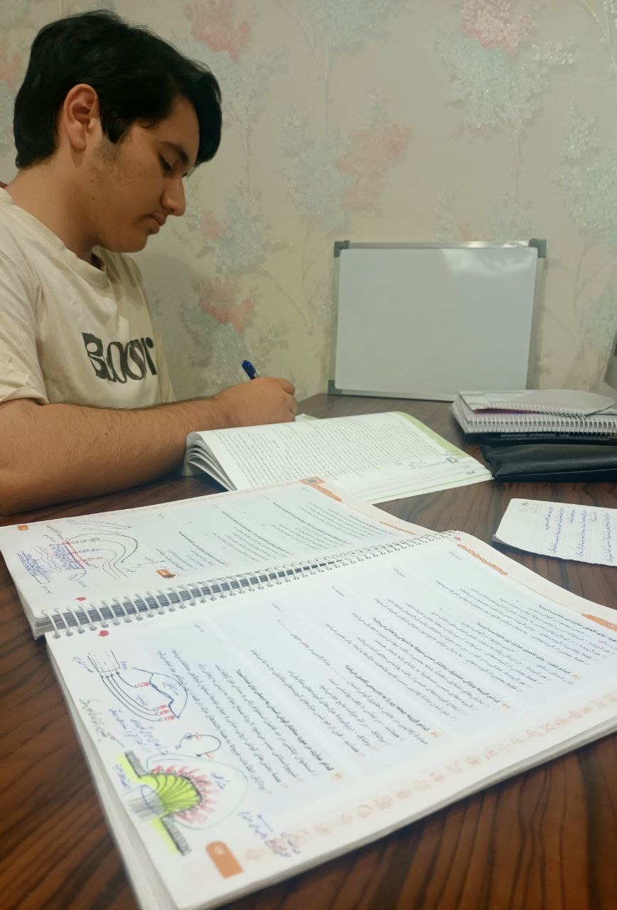 گفت وگوبا امیر محمدحسین زاده;مدیریت زمان وتمرکز یازدهم تجربی/ساری