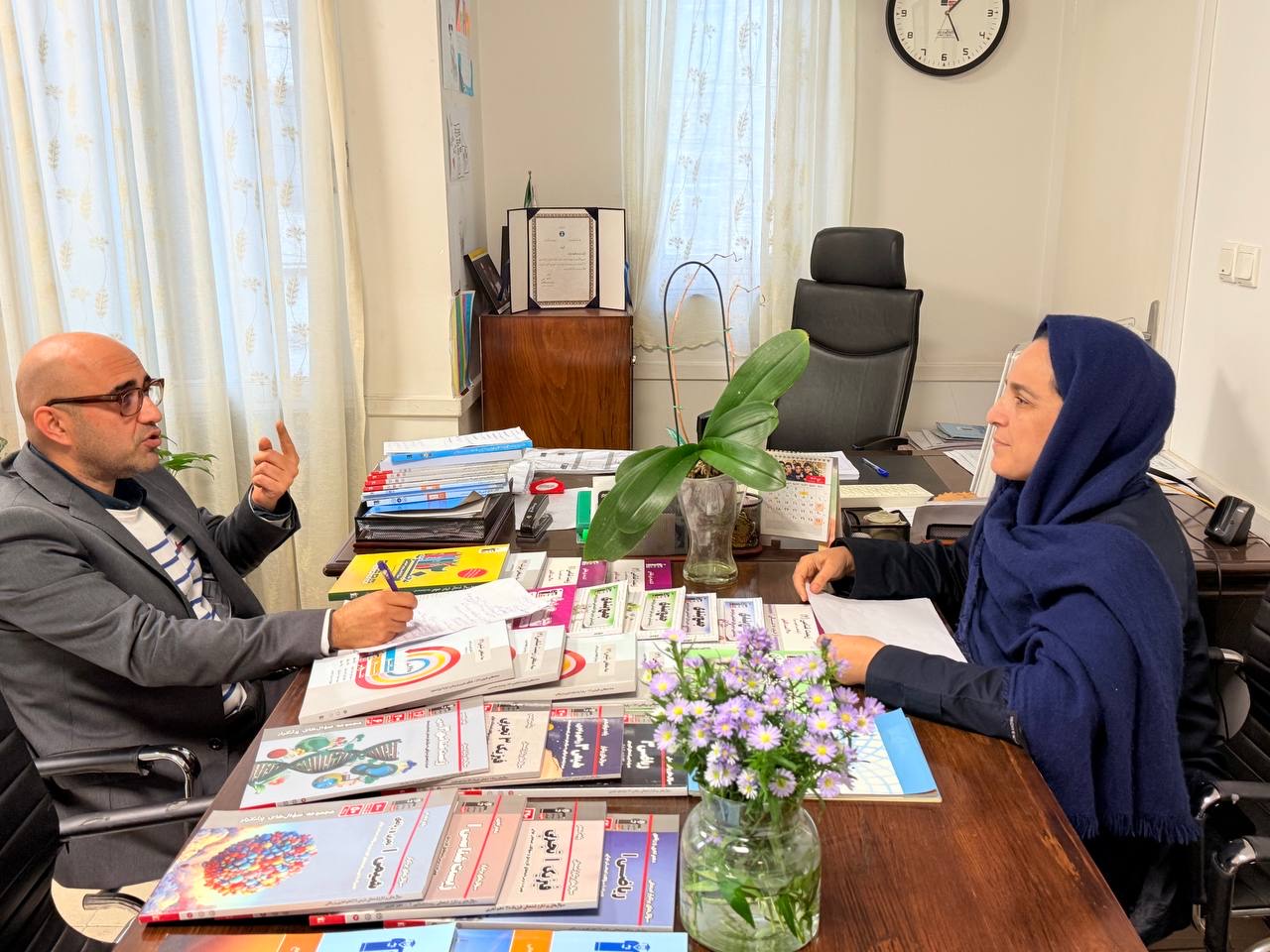 گفت وگوبا لیلا زارنجی ; پشتیبان برتر قهرمان پیشرفت درسی از ساری