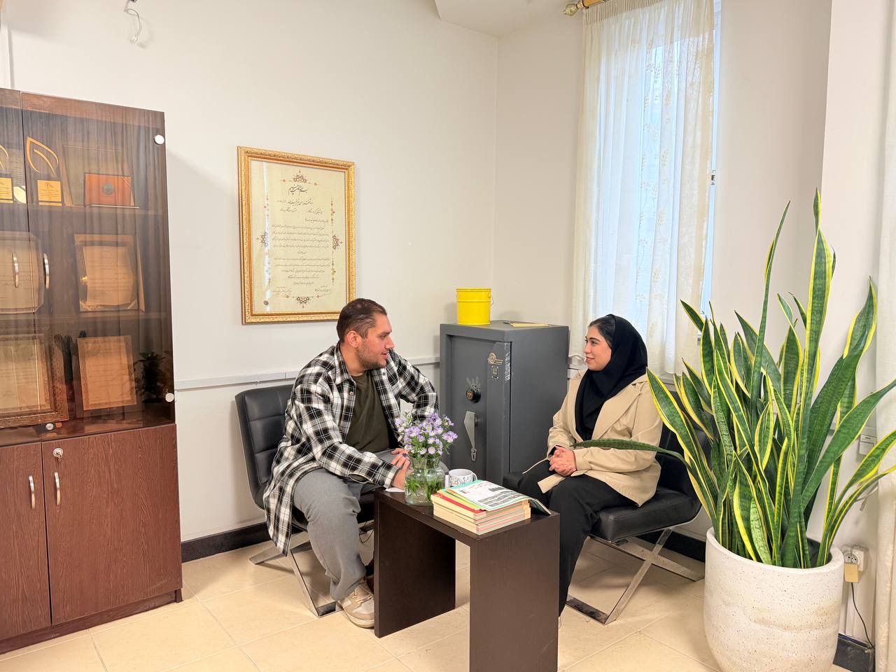 گفت وگو با حانیه بنافتی; پشتیبان برتر قهرمان پیشرفت درسی  از ساری