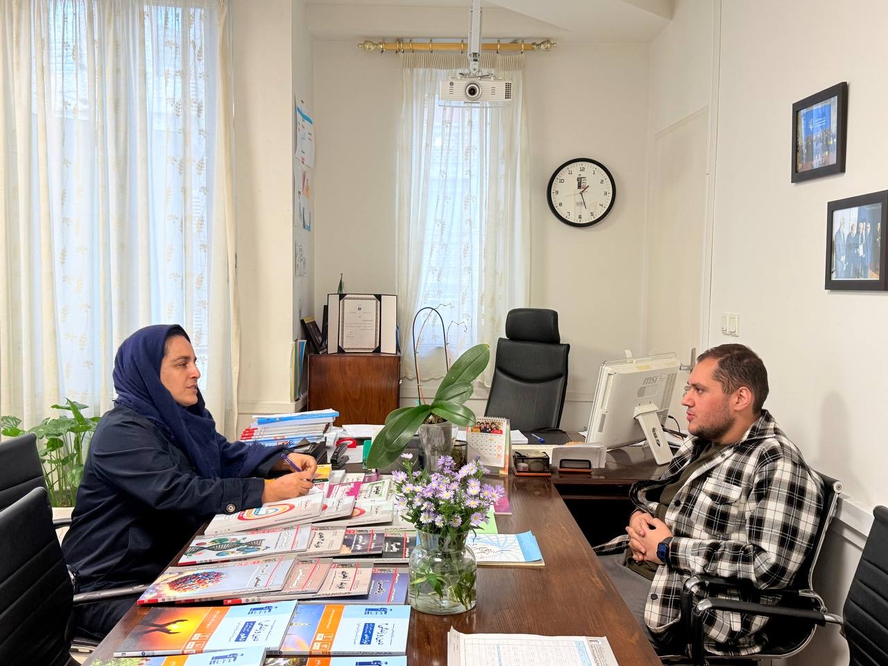 گفت وگوبا محمد کریمیان شاهی ; پشتیبان برترقهرمان پیشرفت درسی/ساری