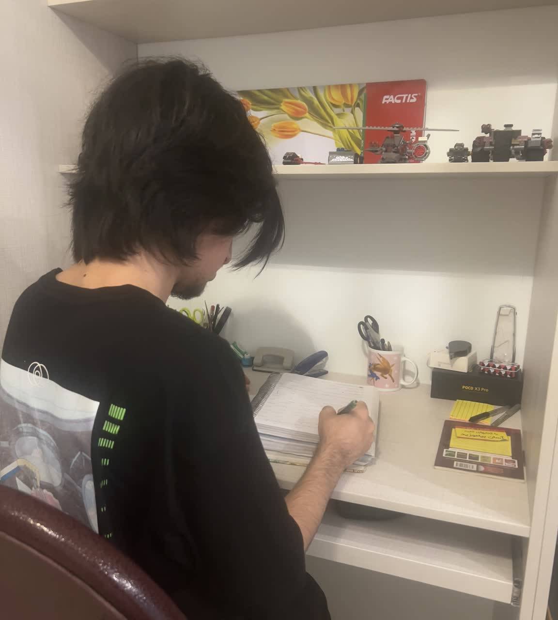 گفت و گو با کامیار علی پناه ؛با 381پاسخ صحیح یازدهم ریاضی از ساری