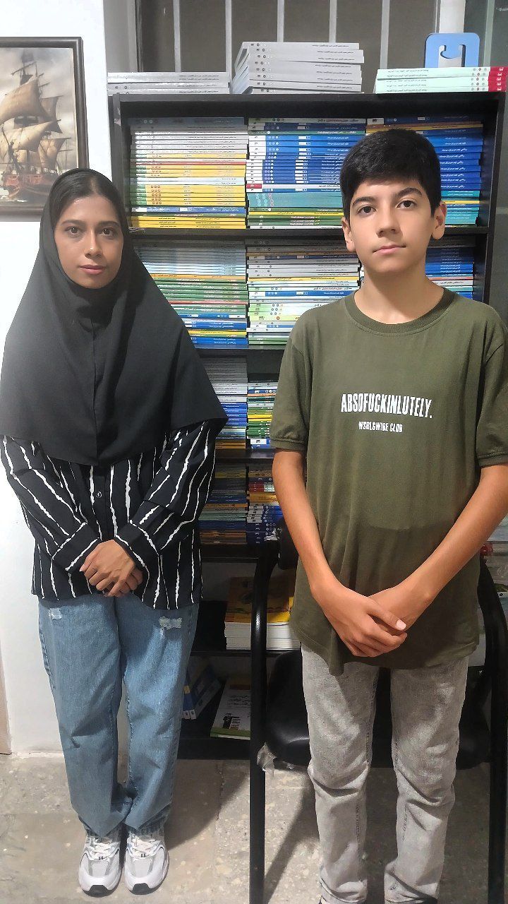 آریا زیرک میتوانم یک گام از بقیه دانش آموزان جلوتر باشم