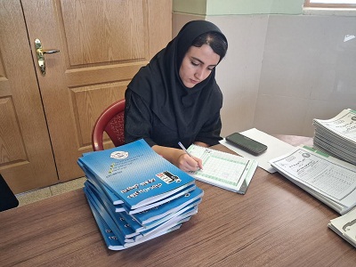 گفت و گو با مبینا بهمنیار پشتیبان مقطع دوازدهم از شهرضا