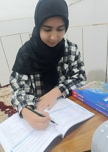 گفت و گو با فاطمه سادات فاطمی قهرمان پیشرفت درسی از شهرضا