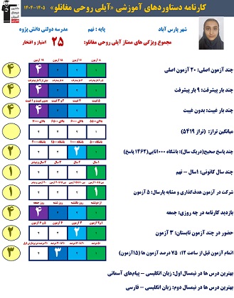 روایت موفقیت آیلی روحی در آزمون نمونه دولتی