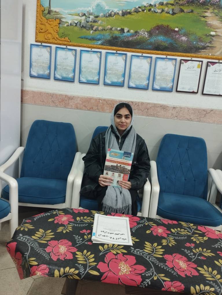 مصاحبه با مبینا محمدی : راه‌های موفقیت درآزمون- از بجنورد2