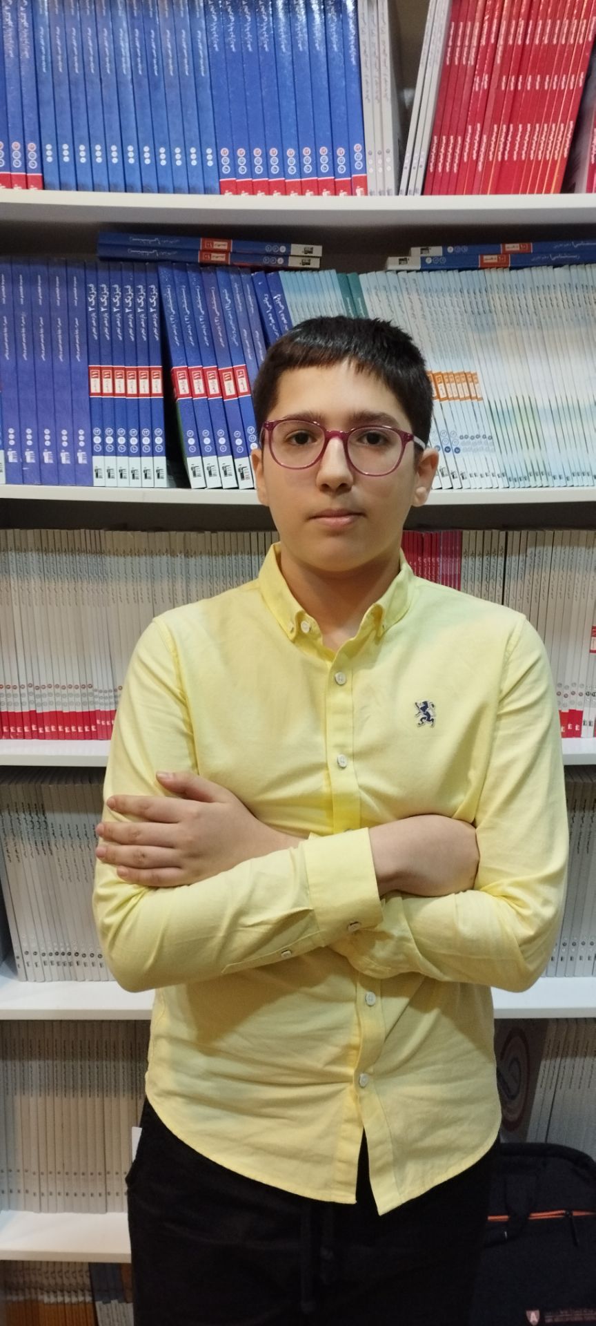 علی جعفری منفرد، قبولی آزمون تیزهوشان ورودی پایه هفتم