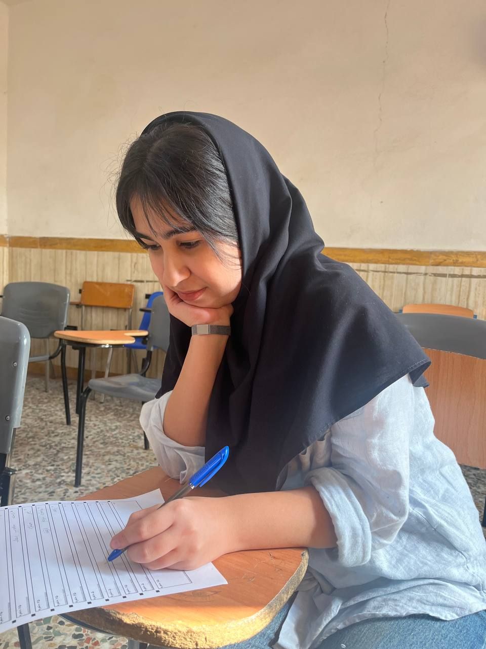 گفت و گو با ﭘرﯾﺳﺎن ﺟﻣﺎﻟﯽ دوازدهم تجربی از رشت