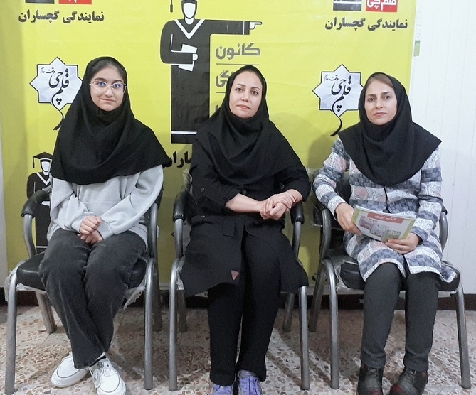 گفتگو با سونیا قابضی دانش آموز مدرسه فرزانگان گچساران