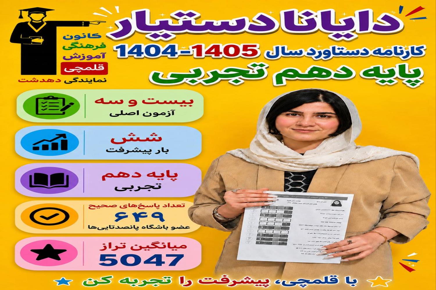 گفتگو با دایانا دستیار قهرمان دستاورد از دهدشت