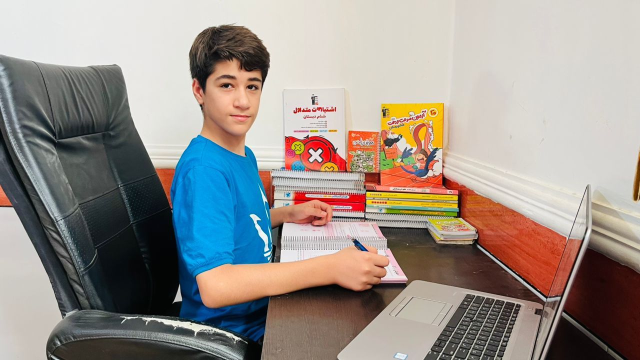 گفتگو با ابوالفضل کرمی قبولی تیزهوشان پایه ششم