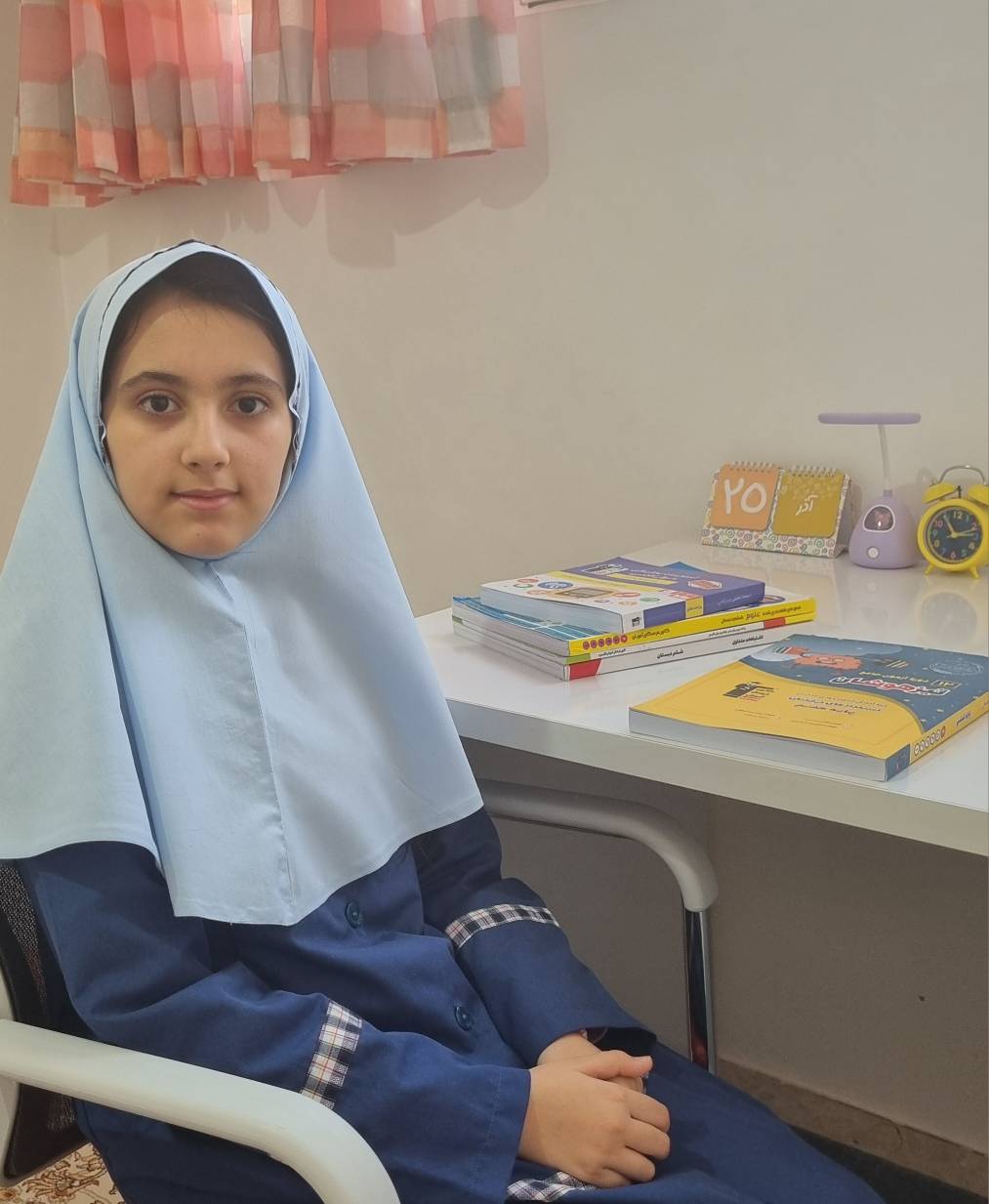 گفتگو با نفیسا نیک فر، دانش آموز پایه ششم و قهرمان پیشرفت