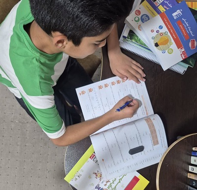 گفتگو با علی رضایی بیداخویدی ؛ پایه ششم دبستان