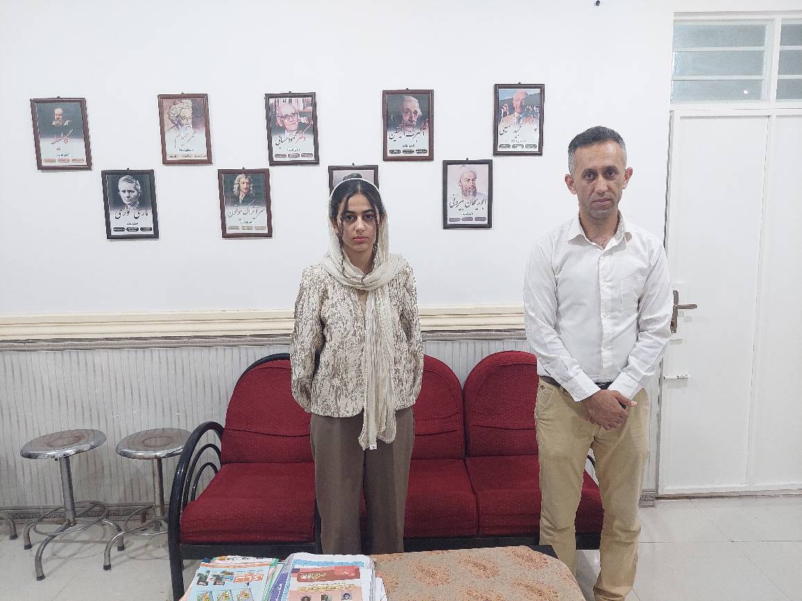 گفت و گو با مریم محمودی پایه دهم علوم تجربی؛قهرمان پیوستگی