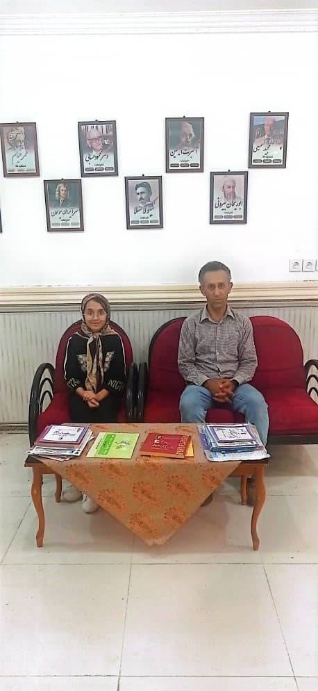 گفت و گو با مهنا مقدم پایه هفتم،قهرمان پیوستگی