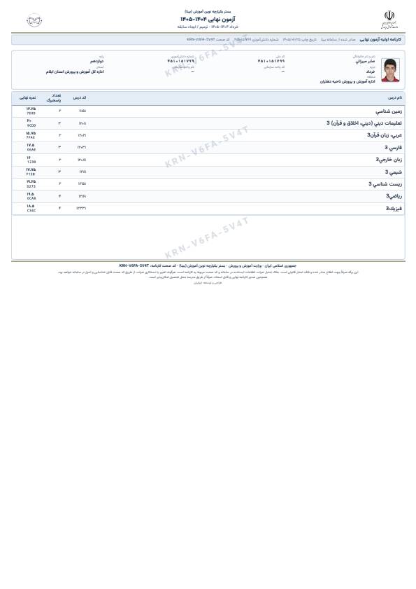 مصاحبه و گفت گو با صابر میرزایی از تلاش;تا پیشرفت